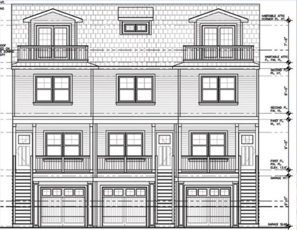 The proposed property at 229 Franklin Avenue, Seaside Heights, N.J. (Photo: Shorebeat)